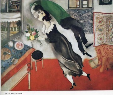 The Birthday contemporary Marc Chagall Oil Paintings